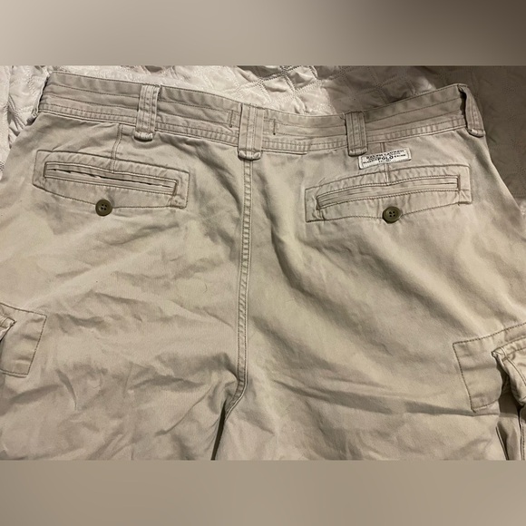 Polo Ralph Lauren cargo shorts men's 38x10 khaki light brown cotton preppy - Picture 11 of 12